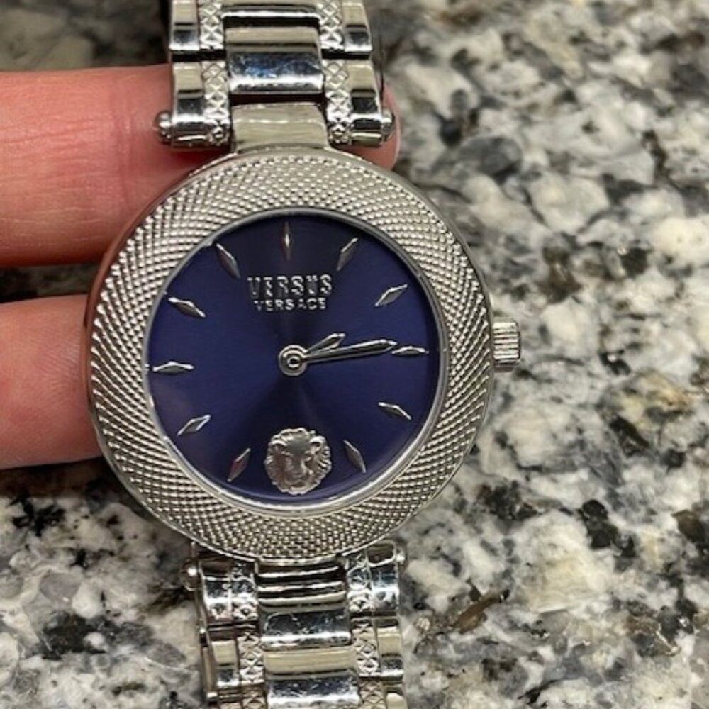 Versus watch with blue dial